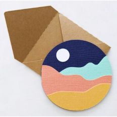 moonscape card and envelope