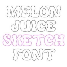 BFC Melon Juice Retro Sketch Font