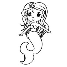 Cute mermaid