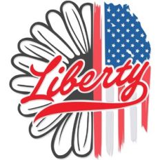 Liberty Daisy Flag