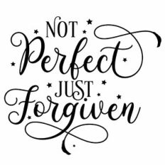 Not Perfect Just Forgiven Quote
