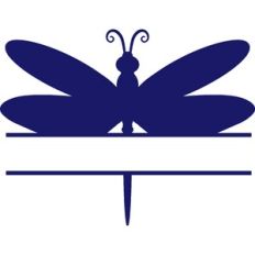 Split Dragonfly Monogram