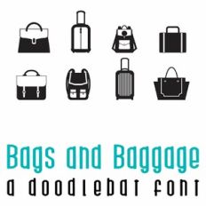 Bags and Baggage Doodlebat Font