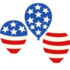 independence day balloons