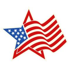 independence day star flag
