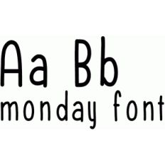 monday font