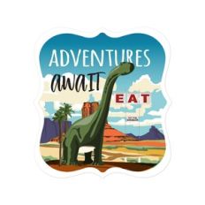 Adventures Await Dinosaur