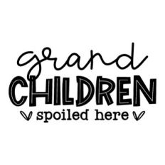 grandchildren spoiled here