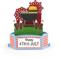 Hexagon Pop Up Card Grill