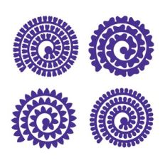 Rolled Flower, 3D Paper Flower Template bundle