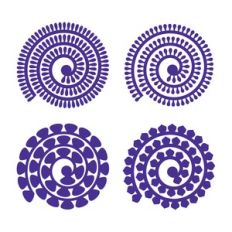 Rolled Flower, 3D Paper Flower Template bundle