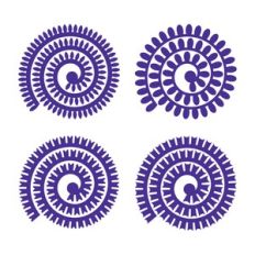 Rolled Flower, 3D Paper Flower Template bundle