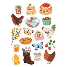 Cottage Farm Stickers Set 1