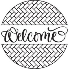 Welcome - Chevron Round Design