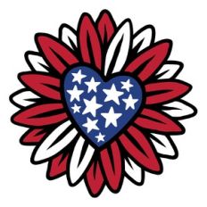 American flag Flower