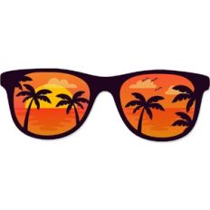 Summer Beach Sunset Sunglasses