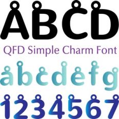 QFD Simple Charm Font