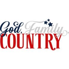 God Family Country