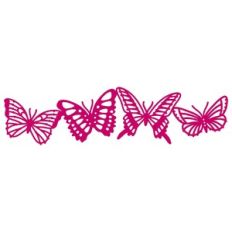 Butterflies Repeating Border