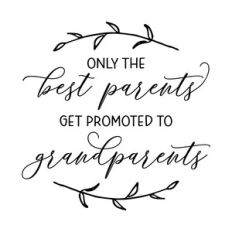 only the best parents get promoted to grandparents