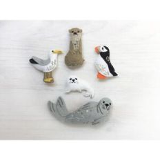 Coastal Creatures felt animals sewing pattern