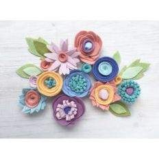 Felt Flowers sewing pattern