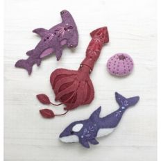 Sea Creatures set 4 felt sewing pattern