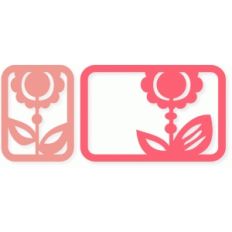 leafy flower cards