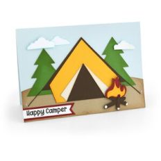 5x7 Camping Tent Card