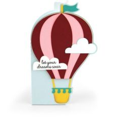 5x7 Hot Air Ballon Card