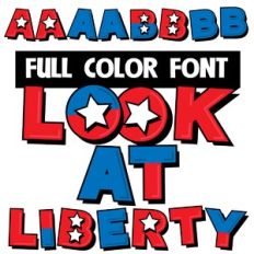 Look at Liberty Color Font