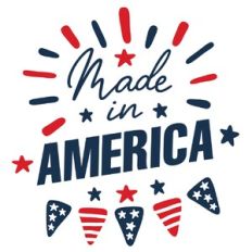 Made in America Independence Day design