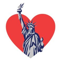 4TH OF JULY Patriotic Heart