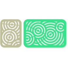 overlapped circles card