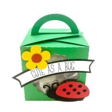 Cute As A Bug Lady Bug Square Box