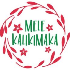 mele kalikimaka wreath