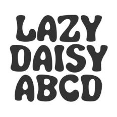 BFc Lazy Daisy Bubble Retro Font
