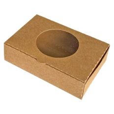 Notched Rectangle Box with Circle Window