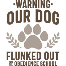 Warning Our Dog