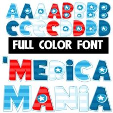 'Merica-mania Color Font