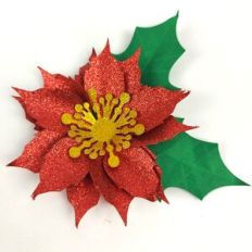 CHRISTMAS FLOWER 70 WITH LEAF