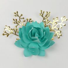 Flower 90 with foliage 11