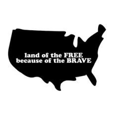Land of the Free because of the Brave