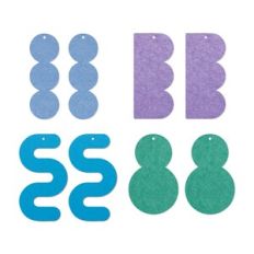 Fun shapes Earring Template, Faux Leather Earrings