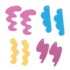 Fun shapes Earring Template, Faux Leather Earrings