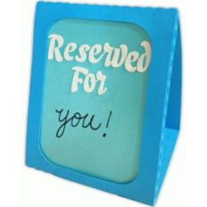 table tent reserved for