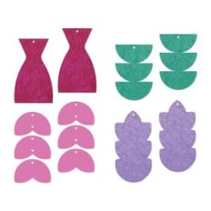 Boho Earring Template, Faux Leather Earrings
