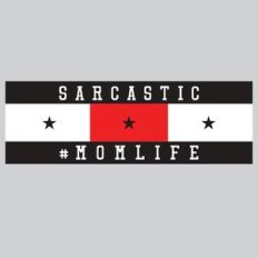 Sarcastic #momlife Logo