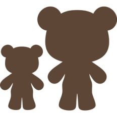 silhouette bears
