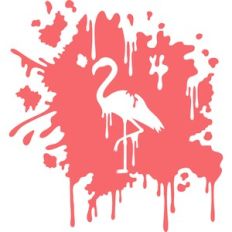 splash flamingo
